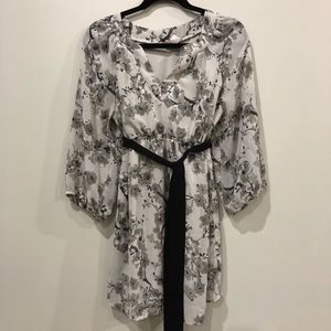 Motherhood Maternity Floral Tunic Blouse